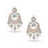 Blue Chandbali Earrings - DIPME