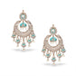 Blue Chandbali Earrings - DIPME