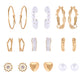 Boho Chic 9 Pair Earrings Set - DIPME