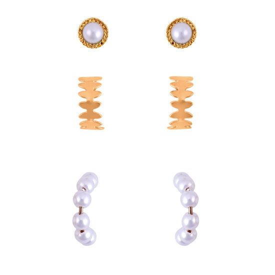 Boho Vibes 9 Pair Earrings Combo - DIPME