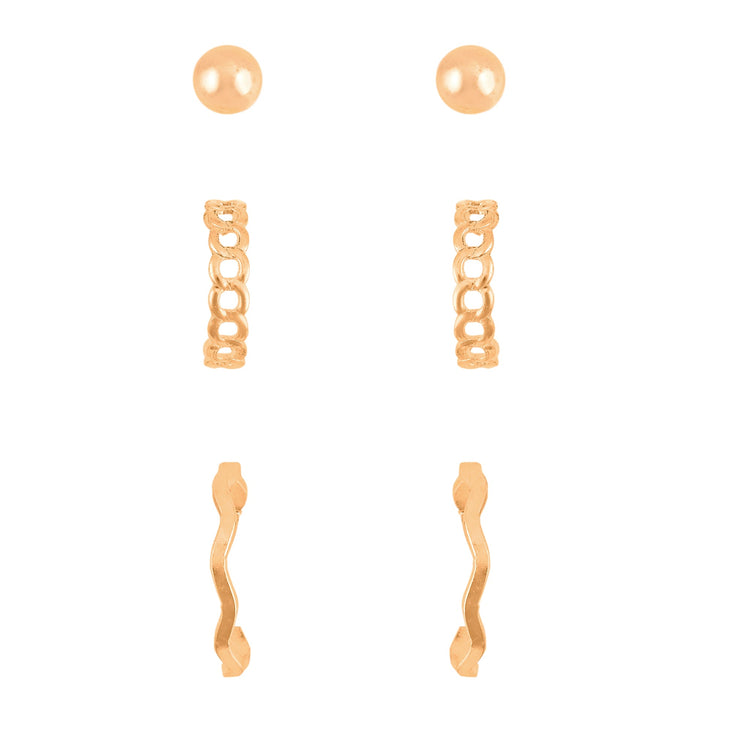 Boho Vibes 9 Pair Earrings Combo - DIPME