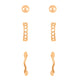 Boho Vibes 9 Pair Earrings Combo - DIPME
