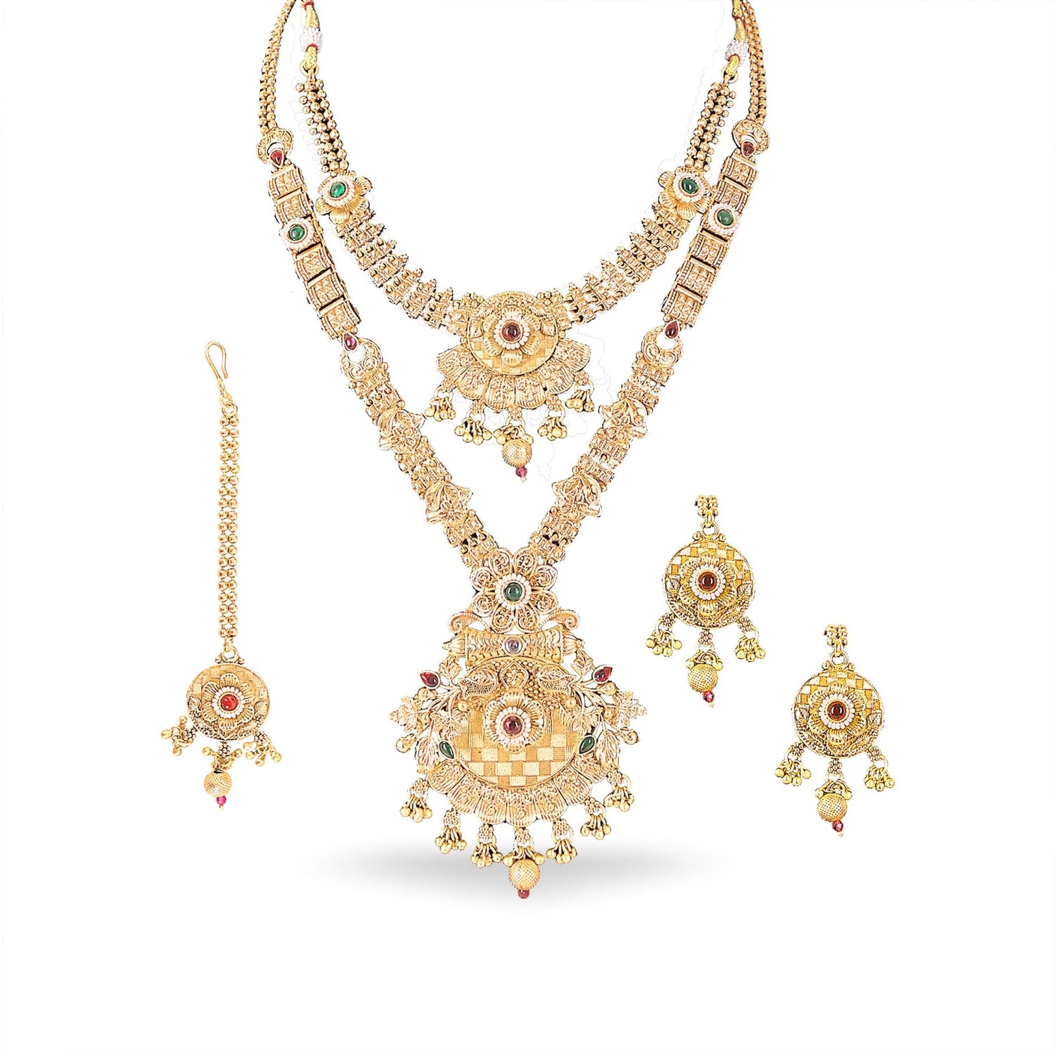 Bridal Temple Jewellery Combo Set - DIPME