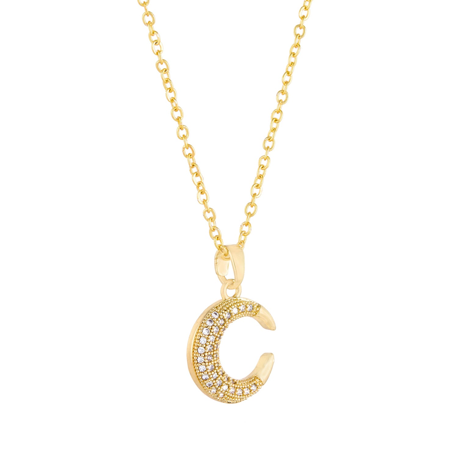 Crescent Diamond Pendant - DIPME