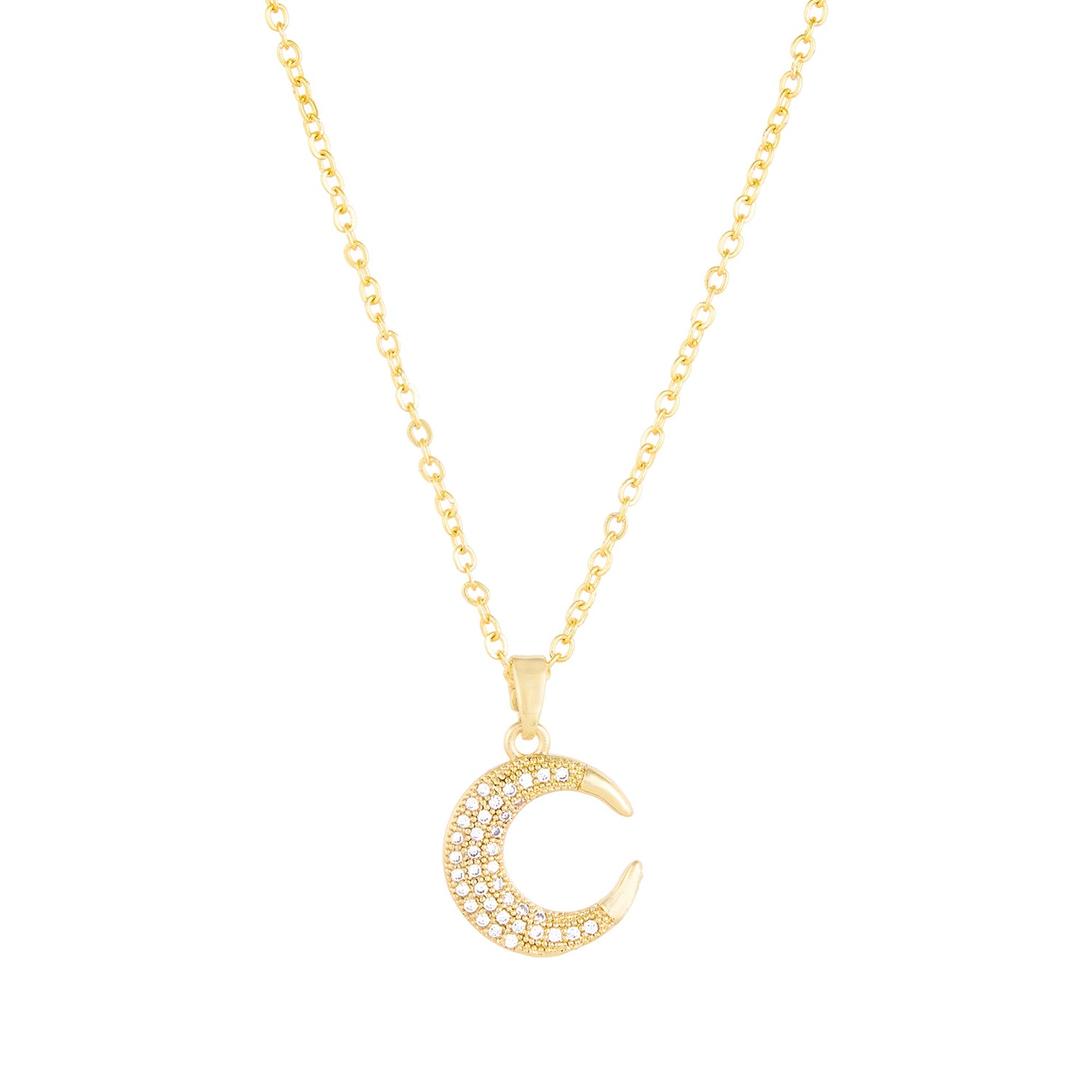 Crescent Diamond Pendant - DIPME