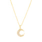 Crescent Diamond Pendant - DIPME
