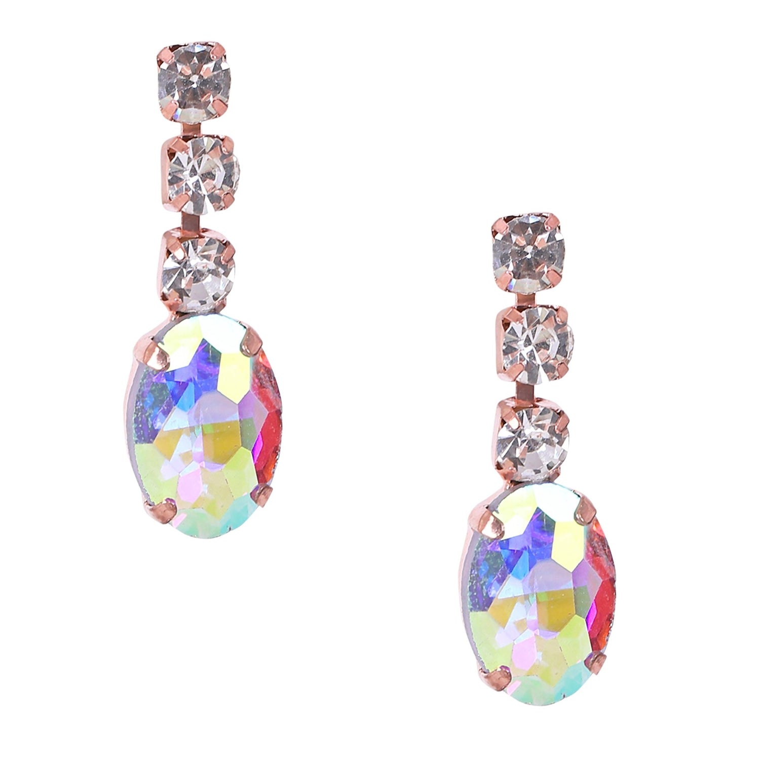 Crystal Drop Necklace Set - DIPME