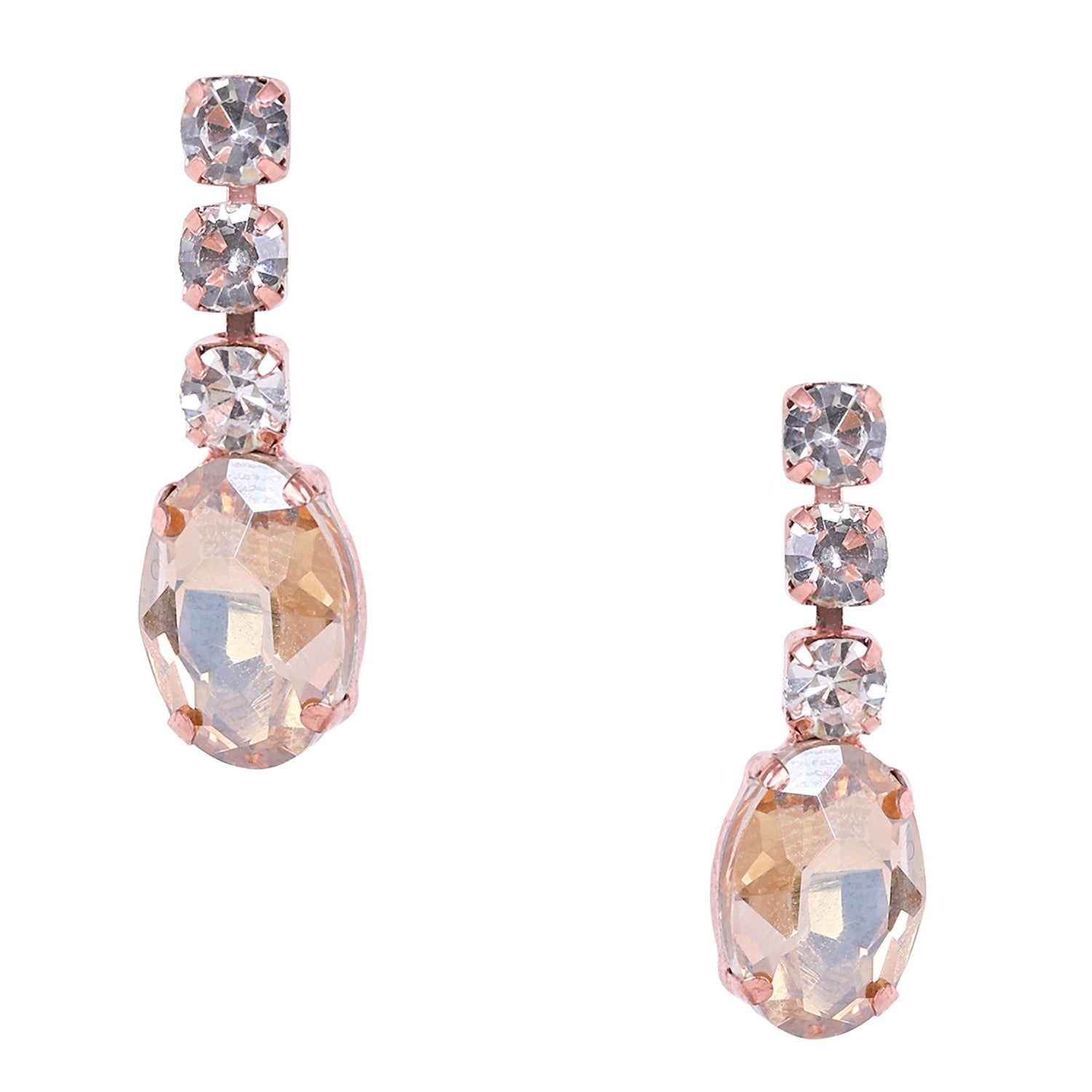 Crystal Drop Necklace Set - DIPME