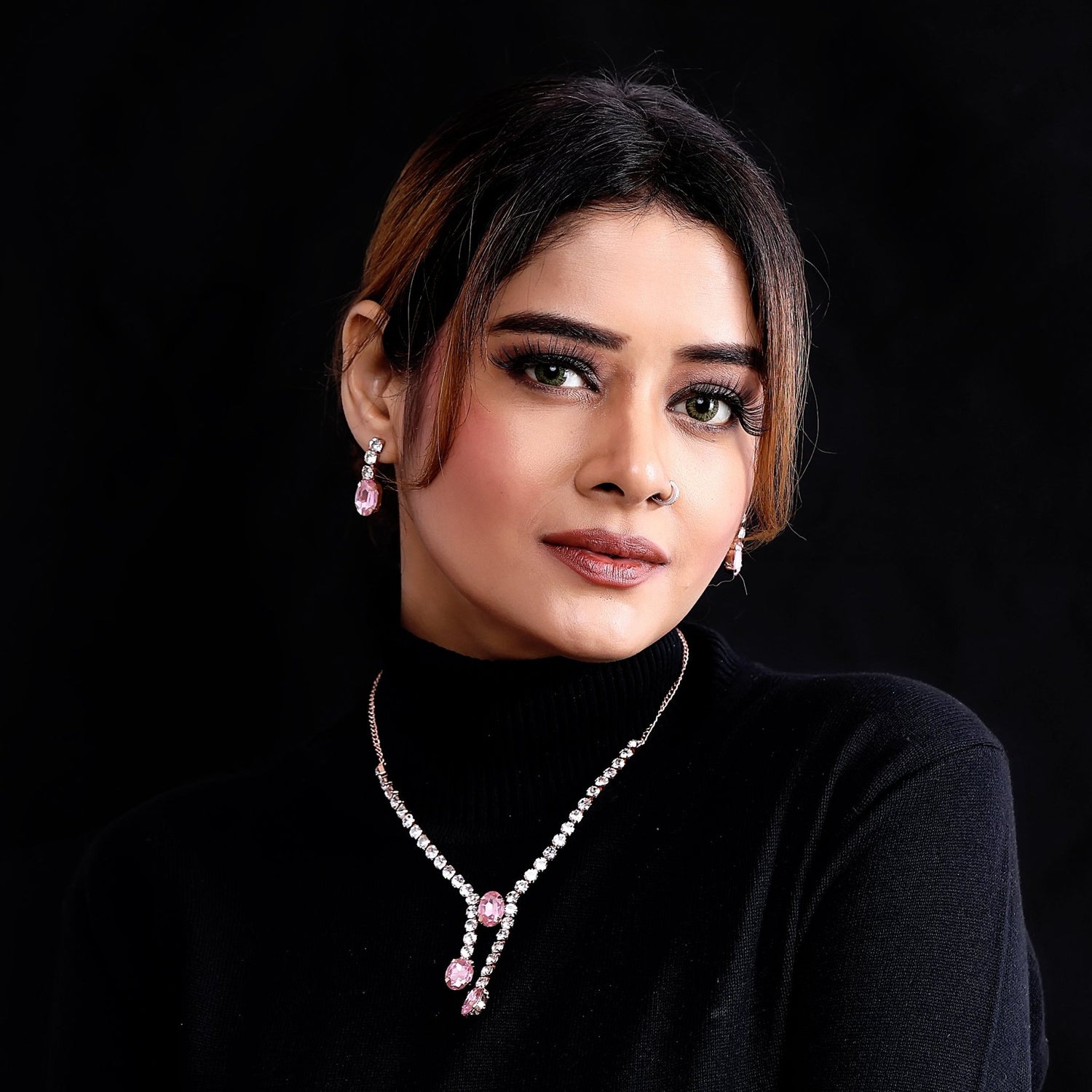 Crystal Drop Necklace Set - DIPME