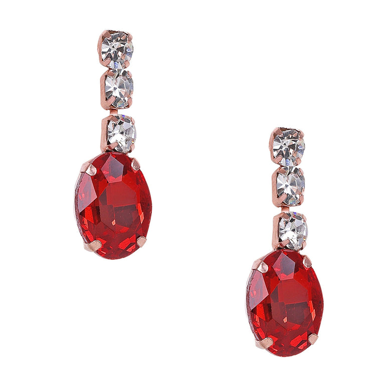 Crystal Drop Necklace Set - DIPME