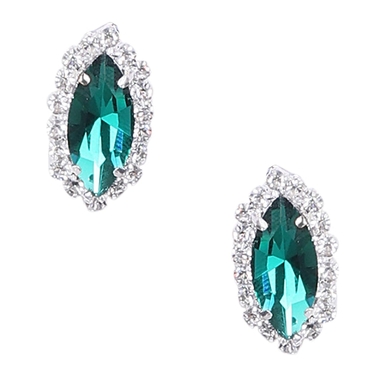 Crystal Leaf Necklace Set - DIPME