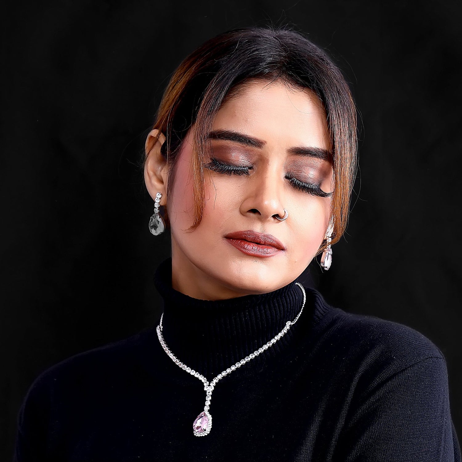 Elegant Teardrop Necklace Set - DIPME