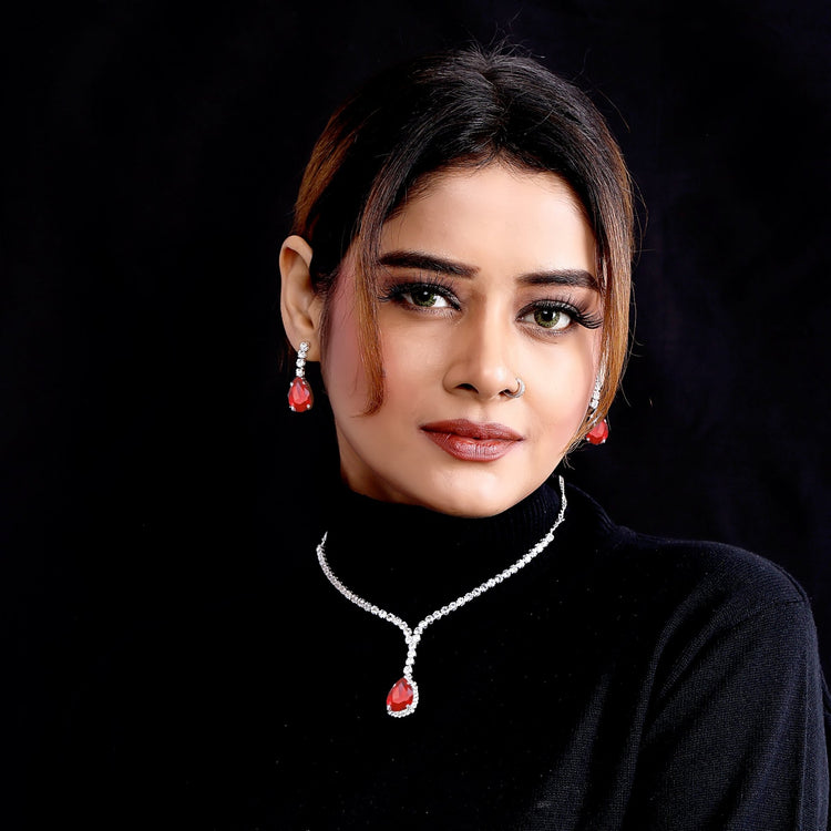 Elegant Teardrop Necklace Set - DIPME
