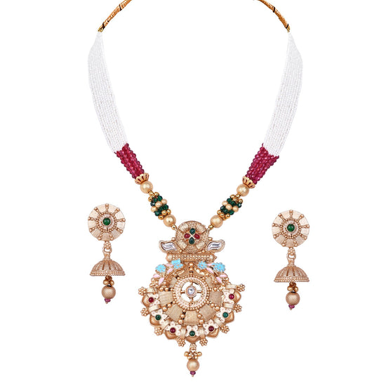 Enamel Carved Temple Set - DIPME