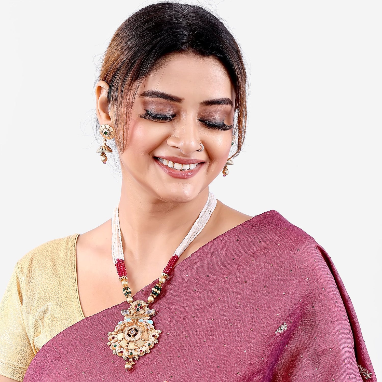 Enamel Carved Temple Set - DIPME