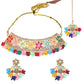 Floral Bead Choker Set - DIPME