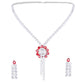 Floral Drop Necklace Set - DIPME