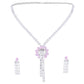 Floral Drop Necklace Set - DIPME