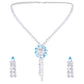 Floral Drop Necklace Set - DIPME