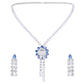 Floral Drop Necklace Set - DIPME