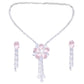Floral Pendant Necklace Set - DIPME