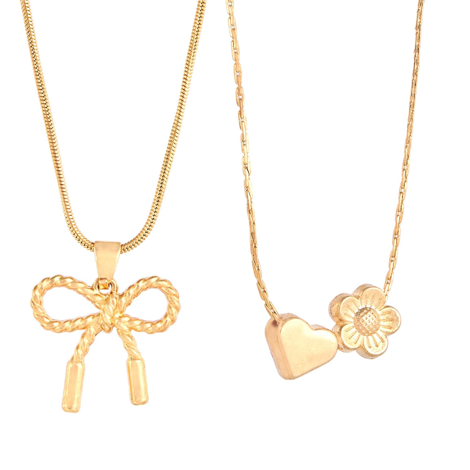 Gold Chain Pendant Combo - DIPME