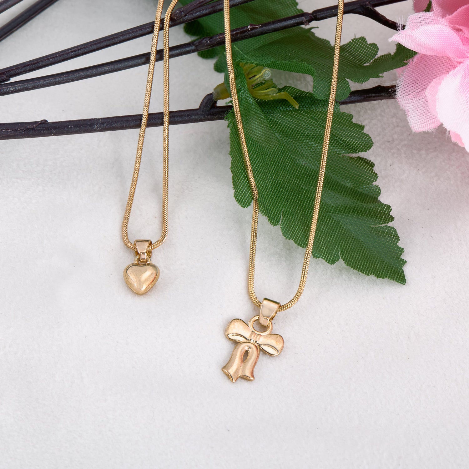 Gold Chain Pendant Combo - DIPME