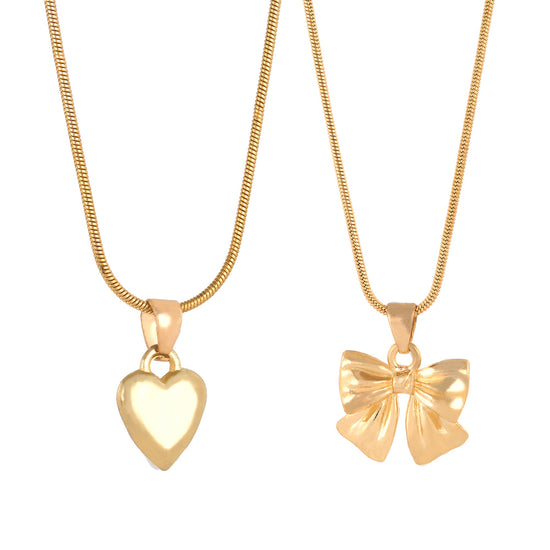 Gold Chain Pendant Combo - DIPME