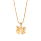 Gold Chain Pendant Combo - DIPME