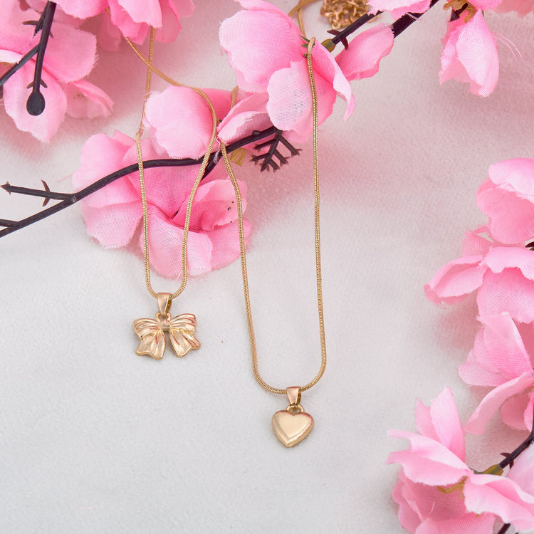 Gold Chain Pendant Combo - DIPME