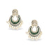 Green Kundan Chandbali - DIPME