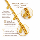 Handcrafted Petal Charm Mobile Sling Chain - DIPME