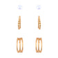 Korean Trend 9 Pair Earring Set - DIPME