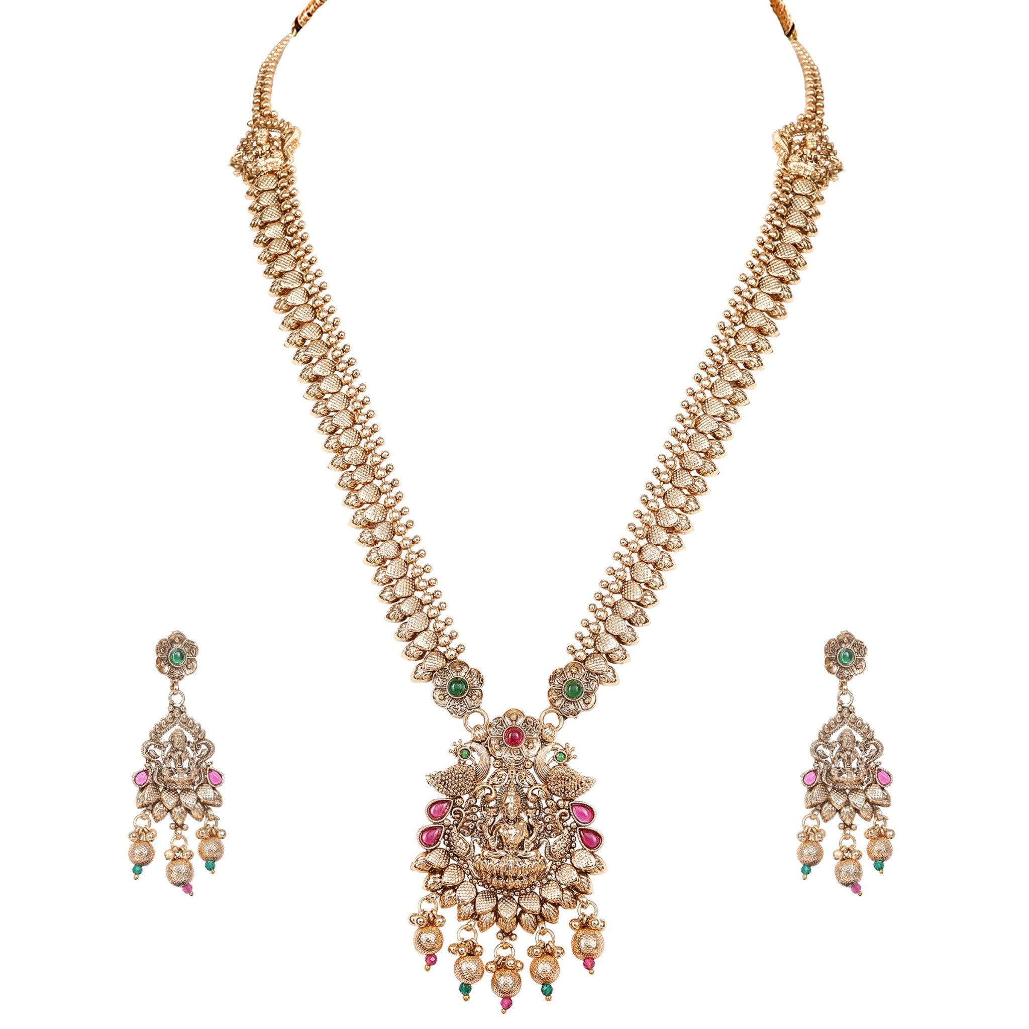 Laxmi Temple Jewellery Set - DIPME
