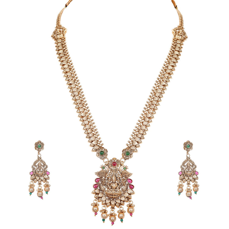 Laxmi Temple Jewellery Set - DIPME