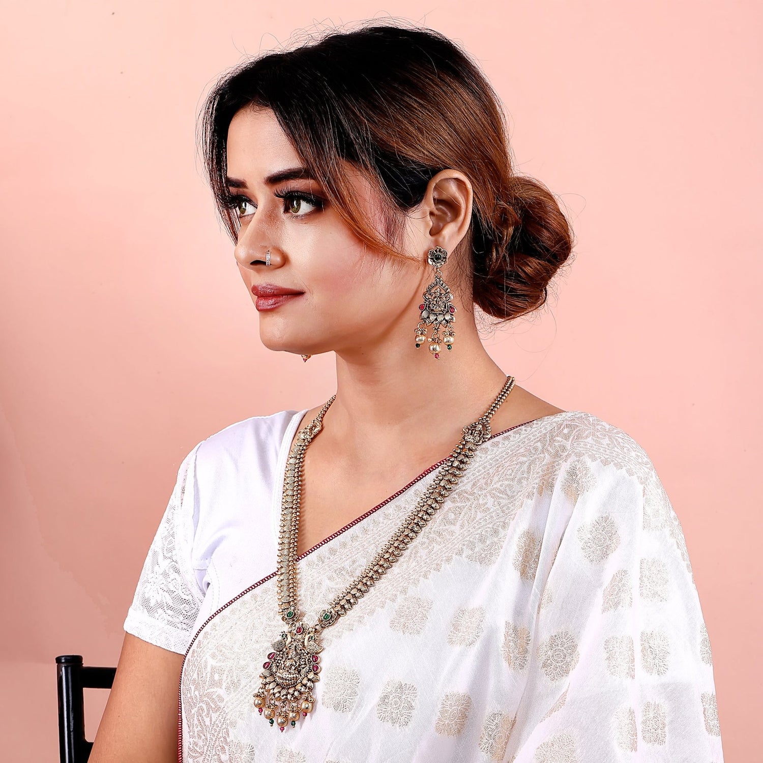 Laxmi Temple Jewellery Set - DIPME