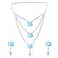 Layered Floral Necklace Set - DIPME