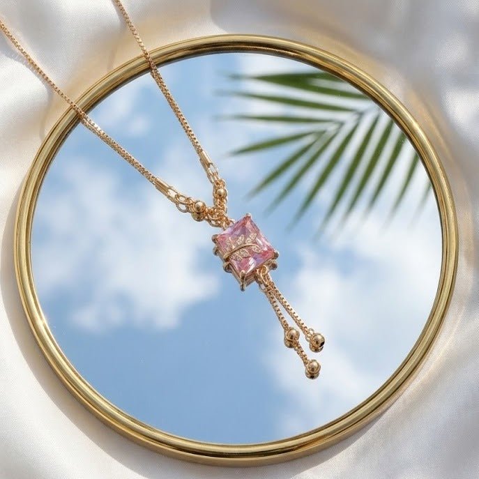 Leaf Accent Pendant Chain - DIPME