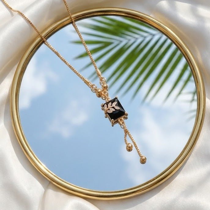 Leaf Accent Pendant Chain - DIPME