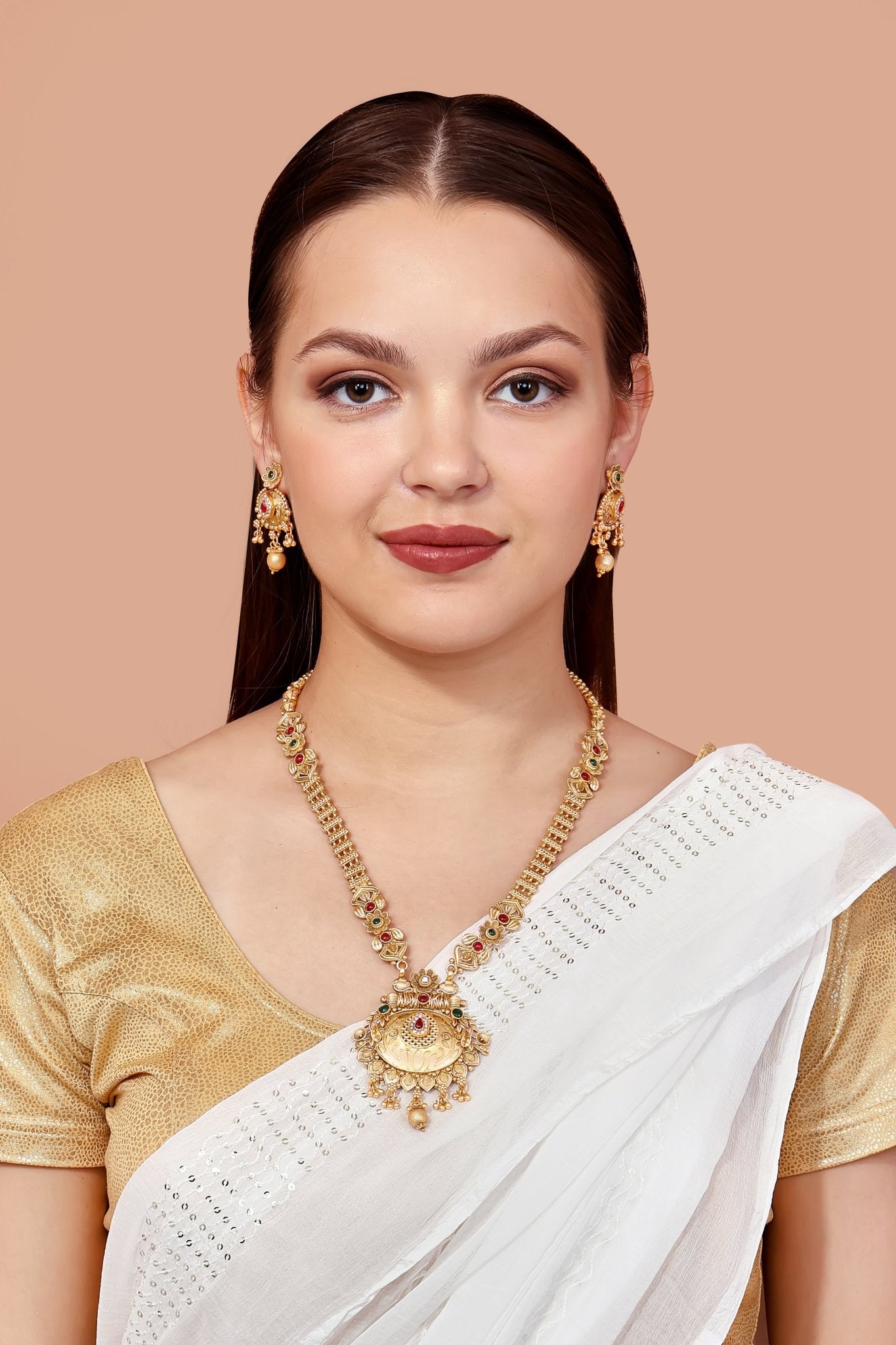 Lotus Antique Temple Jewellery - DIPME