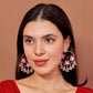 Lotus Jhumka Hoop Earrings - DIPME