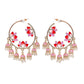 Lotus Jhumka Hoop Earrings - DIPME