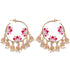 Lotus Jhumka Hoop Earrings - DIPME