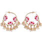 Lotus Jhumka Hoop Earrings - DIPME