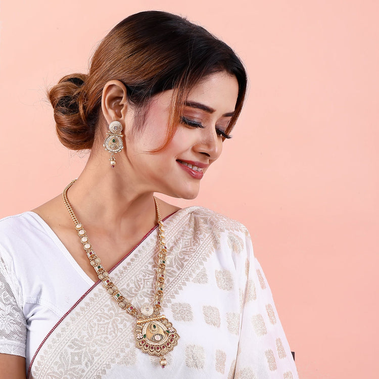 Luxury Meenakari Temple Set - DIPME