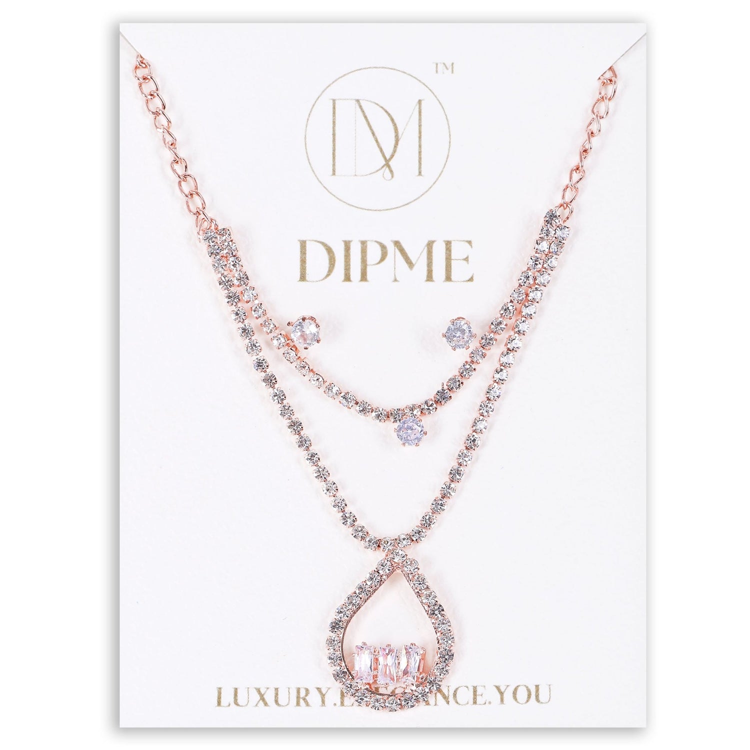 Minimal Pendant Earring Set - DIPME