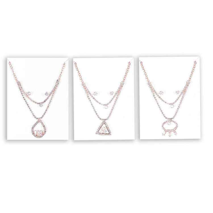 Minimal Pendant Earring Set - DIPME