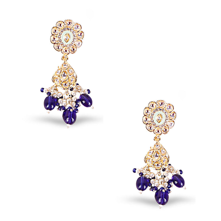 Mint Green Kundan Bridal Choker Set - DIPME