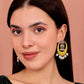 Moon Pearl Chandbali Earrings - DIPME