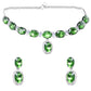 Oval Drop Necklace Set - DIPME